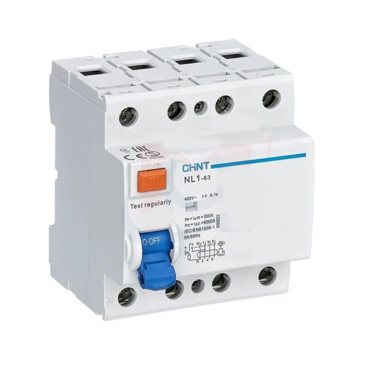 RCCB CHINT NL1-100 4P AC-S 10kA