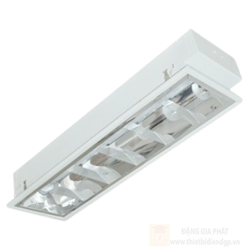 Máng đèn phản quang âm trần 0.6m 1 bóng led T8