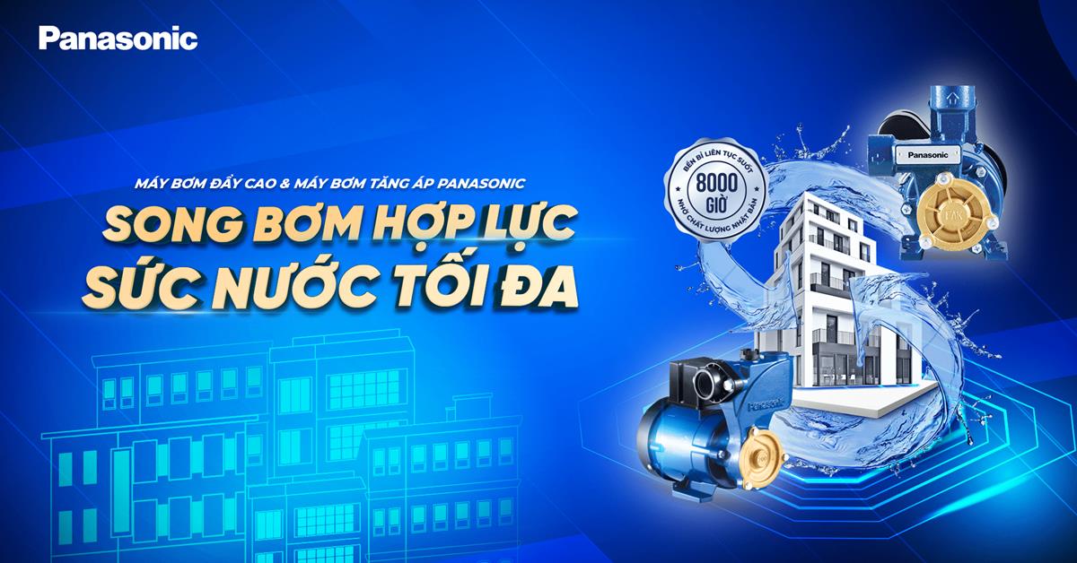 Các loại Máy bơm tăng áp Panasonic mới nhất