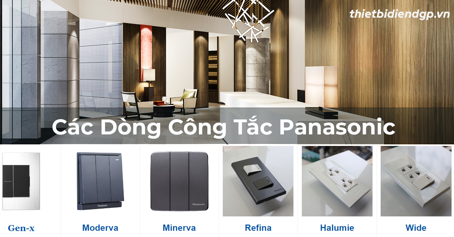 Các dòng Công tắc Panasonic mới nhất 2024