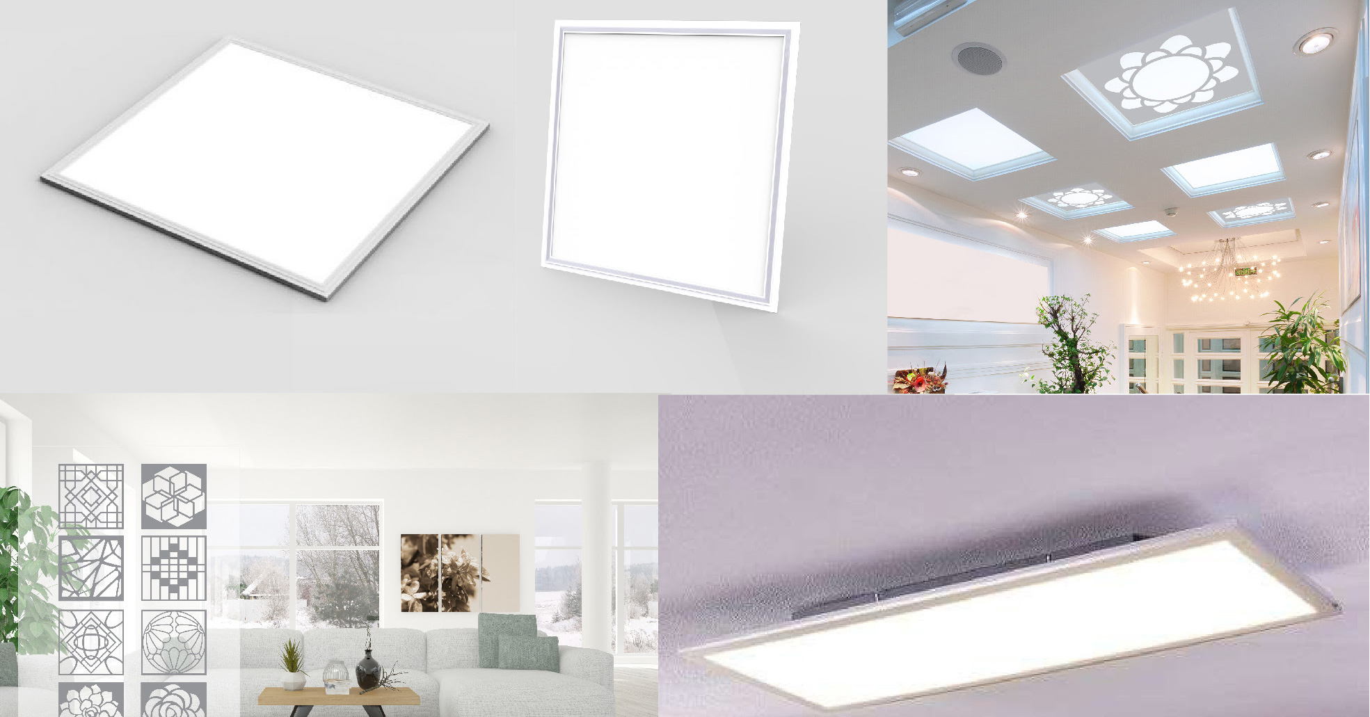 Đèn LED Panel xu hướng mới cho nội thất gia đình