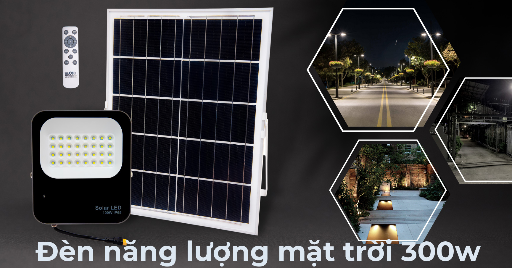 TOP Đèn năng lượng mặt trời 300W bán chạy nhất