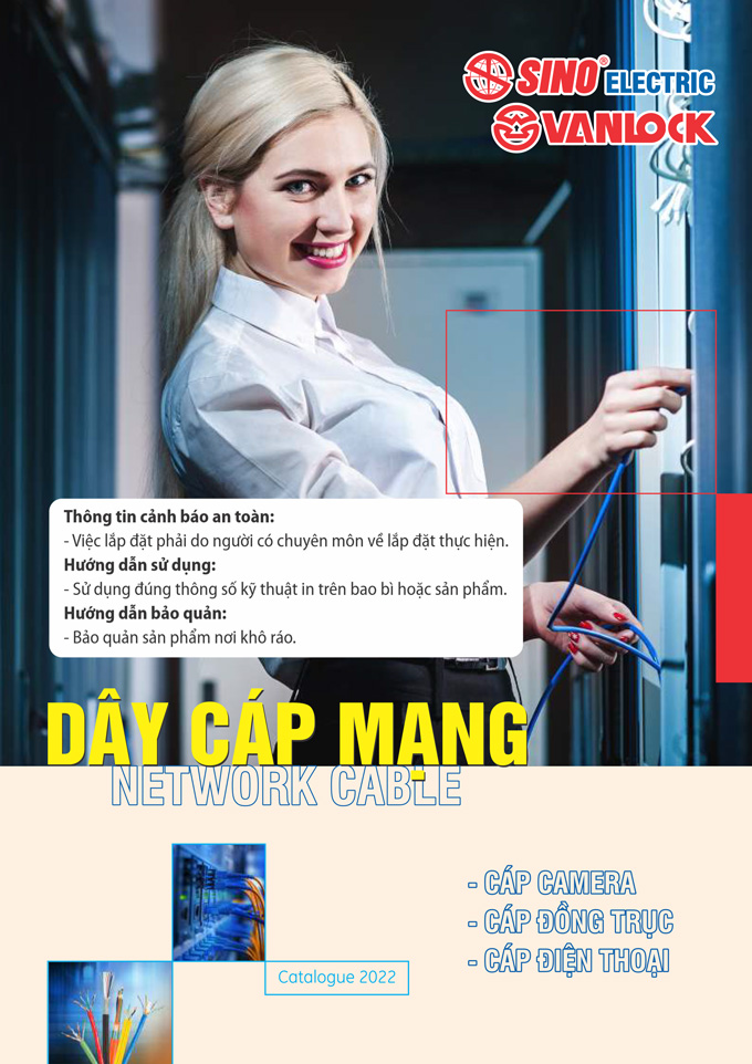 Catalogue Dây Cáp Điện Sino VanLock 2024