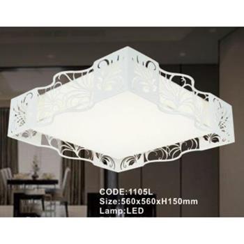 Đèn mâm ốp trần vuông led - 550*550*H160 mm 1105L