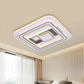 Đèn mâm Led Andora vuông Ø500 *H50- LED 60W*2 - 3 chế độ + Remote ML-3205/500SQ