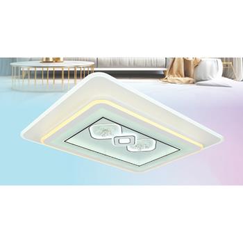 Đèn mâm ốp trần vuông mica Ø800-600*H70 Led 200W 3 màu ánh sáng NC 832