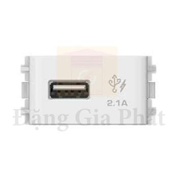 Ổ cắm sạc USB 2.1A đơn 3031USB_WE 3031USB_WE