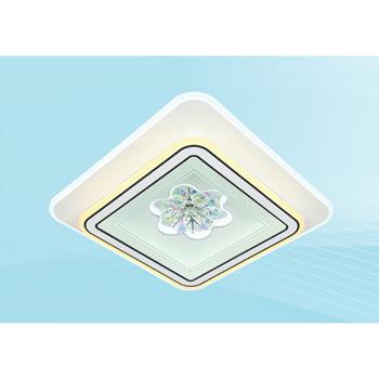 Đèn mâm ốp trần vuông mica Ø500*H80 Led 160W 3 màu ánh sáng NC 845