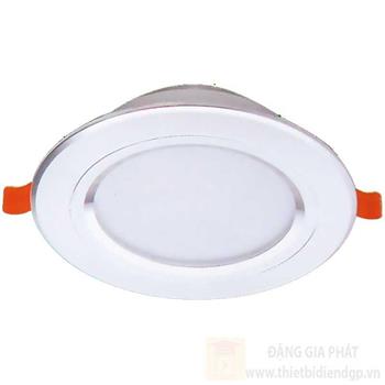 Đèn led downlight hợp kim nhôm cao cấp Ø150*H40-9W 3 chế độ ánh sáng, khoét lỗ Ø120 AB 10 LED