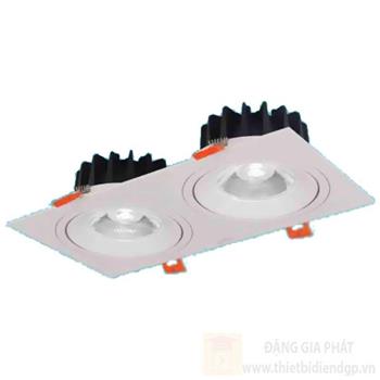 Đèn downlight âm trần hợp kim nhôm cao cấp vuông L180*W92*H55-10W, khoét lỗ 75*150 AT-103 COB LED