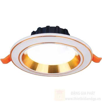 Đèn led downlight hợp kim nhôm cao cấp Ø100*H40-5W 3 chế độ ánh sáng, khoét lỗ Ø75 AT-20 LED