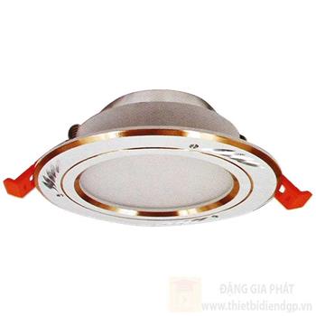 Đèn led downlight hợp kim nhôm cao cấp Ø120xH40-7W, 3 chế độ ánh sáng, khoét lỗ Ø90 AV 02 LED