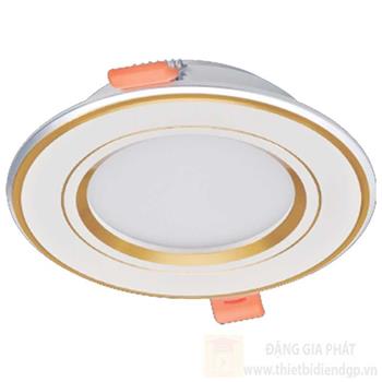 Đèn led downlight hợp kim nhôm cao cấp Ø120*H40-7W, 3 chế độ ánh sáng, khoét lỗ Ø90 AV 01 LED-3