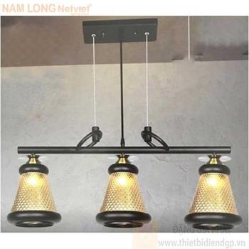 Đèn treo quán kiểu sang trọng L800-190*H350+800, E27*3 Lamp NB 3213/3