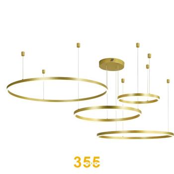 Đèn thả hiện đại Ø200 + 400 + 600 + 800 - Led 3 chế độ THD7046