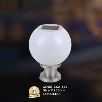 Đèn trụ cổng năng lượng mặt trời Slister ZXA-129- LED 3 CĐ ZXA-129