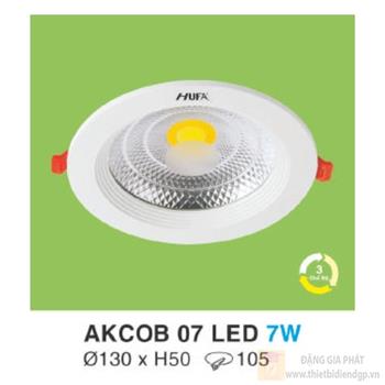 Đèn Led âm trần downlight chiếu điểm 7W AKCOB 07 LED