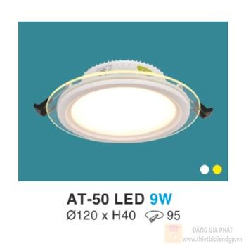 Đèn âm trần kiếng tròn 9W AT-50 LED