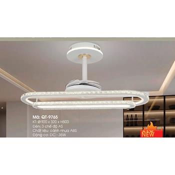 Quạt trần đèn trang trí Verona QT-9765 Ø920 x320x H500 QT-9765