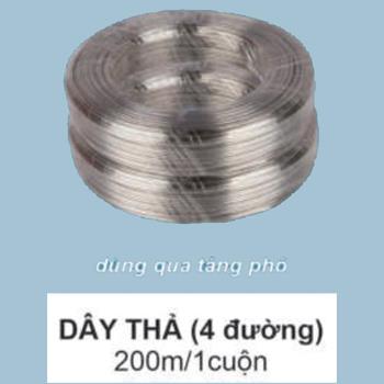 Dây thả (4 đường) 200m/cuộn Dây thả (4 đường)