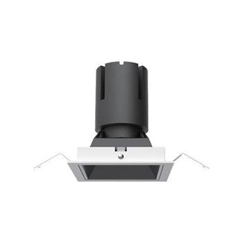 Đèn Spotlight âm trần viền vuông HS30 9W viền bạc N0424-0593