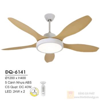 Đèn quạt Hufa Ø1200*H400, 5 cánh quạt nhựa ABS, CS quạt 40W ĐQ-6141