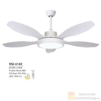 Đèn quạt Hufa Ø1200*H400, 5 cánh quạt nhựa ABS, CS quạt 40W ĐQ-6142