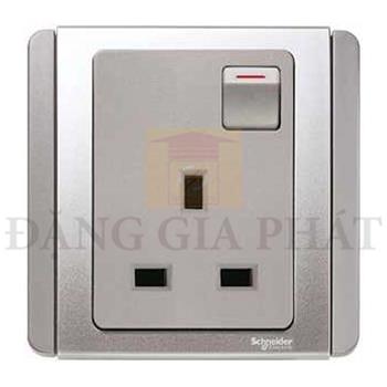 Bộ ổ cắm đơn 3 chấu 13A 3 pin switched socket E3015_GS_G19