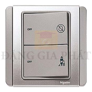 Bộ công tắc "xin dọn phòng" & "không làm phiền" /2G Switch with illuminated DND & PCU Symbols E3032HDM_GS_G19