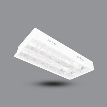 Máng đèn âm trần loại bản rộng 2 bóng x 0.6m LED PRFD218L20