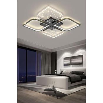 Đèn mâm led trang trí 50W*2 vỏ đen ML-44