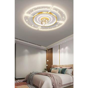 Đèn mâm led trang trí 48W*2 vỏ vàng ML-45