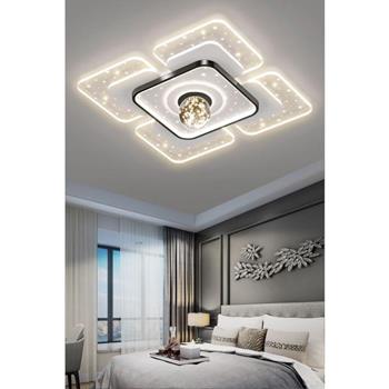 Đèn mâm led trang trí 48W*2 vỏ đen ML-48