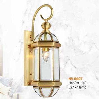 Đèn vách đồng L140 x H460, E27 x 1 lamp NV 0607