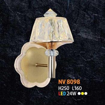 Đèn vách led 24W, L160 x H250, 3 màu ánh sáng NV 8098