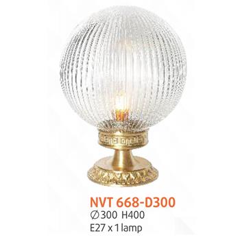 Đèn trụ quả cầu Ø300*H400 - E27*1 lamp NVT 668-D300