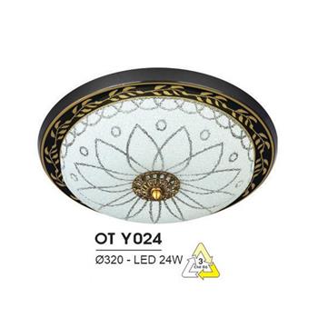 Đèn ốp trần Hufa Ø320 - LED 24W, ánh sáng 3 chế độ OT Y024