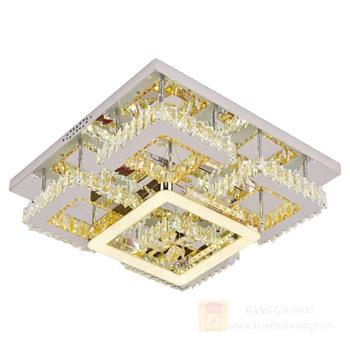 Đèn mâm pha lê Slister 600*600 - LED 3 CĐ 5257