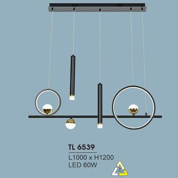 Đèn treo led trang trí L1000*H1200 - LED 60W, ánh sáng vàng TL 6539