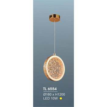 Đèn treo led trang trí Ø150*H1200 - LED 10W, ánh sáng vàng TL 6554