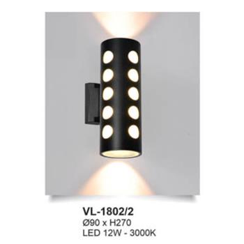 Đèn vách Andora Ø90 x H270 LED 12W - 3000K VL-1802/2