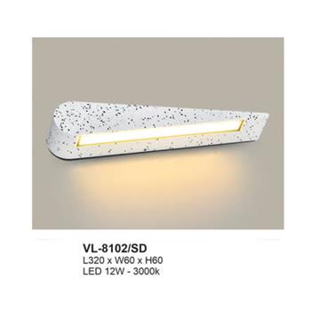 Đèn vách Led kháng nước Andora L320*W60*H60 - LED 12W-3000K VL-8102/SD