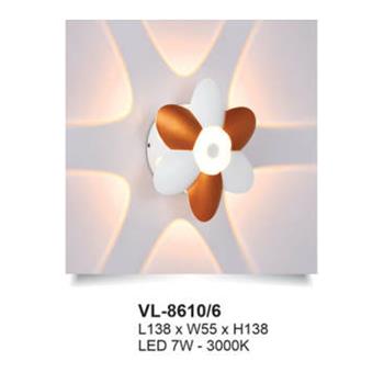 Đèn vách Andora L138*W55*H138 - LED 7W - 3000K VL-8610/6