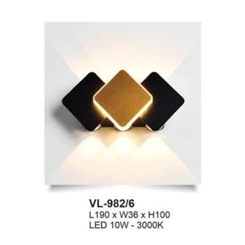 Đèn vách Andora L190*W36*H100 - LED 10W 3000K VL-982/6