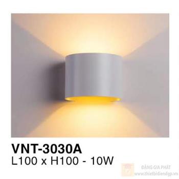 Đèn vách ngoài trời Verona L100*H100 - 10W - vỏ xám VNT-3030A