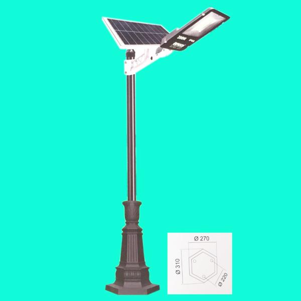 Đèn trụ sân vườn năng lượng mặt trời - SOLAR TRU 092 - LED 200w