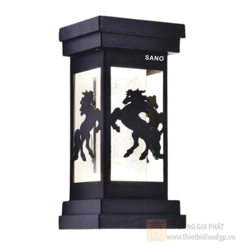 Đèn vách cổng vuông Led 7W*2 - Ø100*H210 - 3 màu ánh sáng