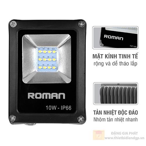 Đèn Pha Led ngoài trời Roman ELC1036 20W