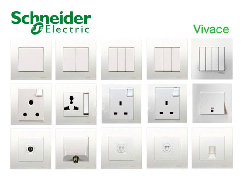 Một số mẫu công tắc ổ cắm Vivace Series Schneider