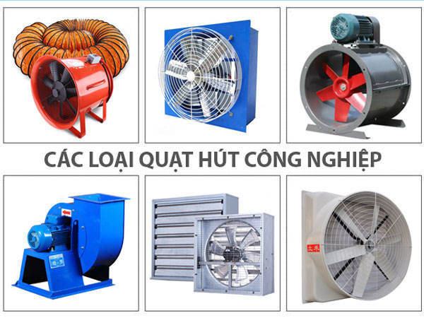 Các loại quạt hút công nghiệp